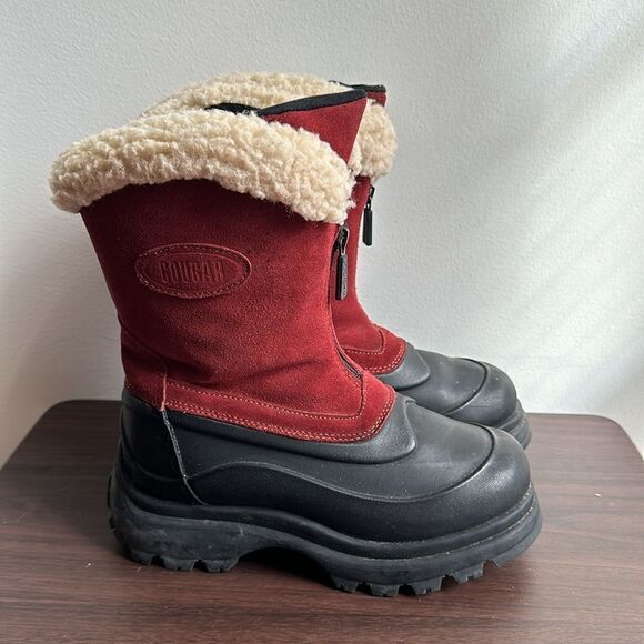 Cougar Aquahiker Suede Rubber Snow Winter Boots Sz 6 - Picture 1 of 7